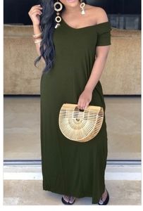 Olive maxi dress